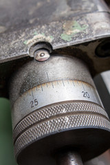 drilling machine close up