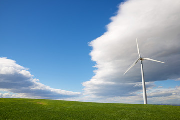 Fototapeta premium Wind energy concept