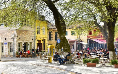 Tuinposter Ioannina Greece city in the Epir (Epirus) region © Calin Stan