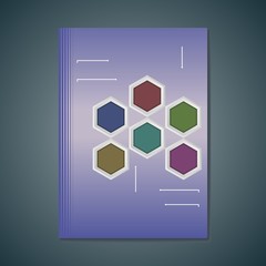vector abstract brochure, graphic design