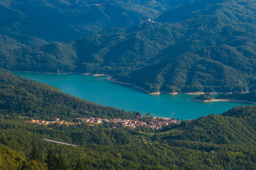 Fototapeta na wymiar Lago del Salto in Lazio