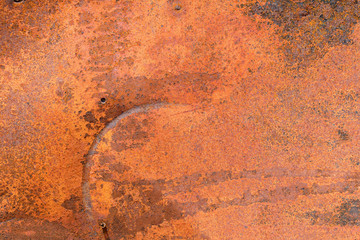 peeling paint and rusty old metal texture