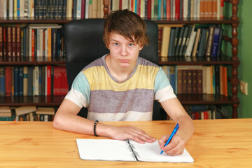 Teenager Writing