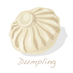 Dumpling vector illustration.