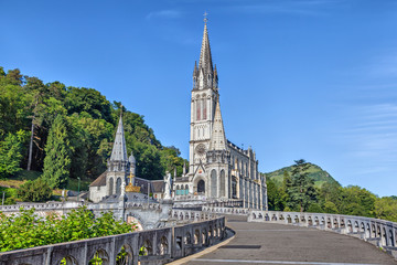 Rosary Basilica in Lourdes