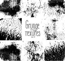 Set of grunge textures