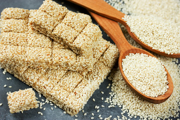 Sesame seeds kozinaki