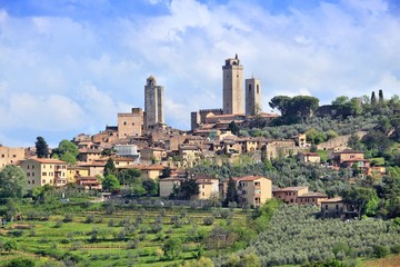 Fototapeta na wymiar Italy - San Gimignano