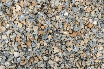 Gray gravel texture