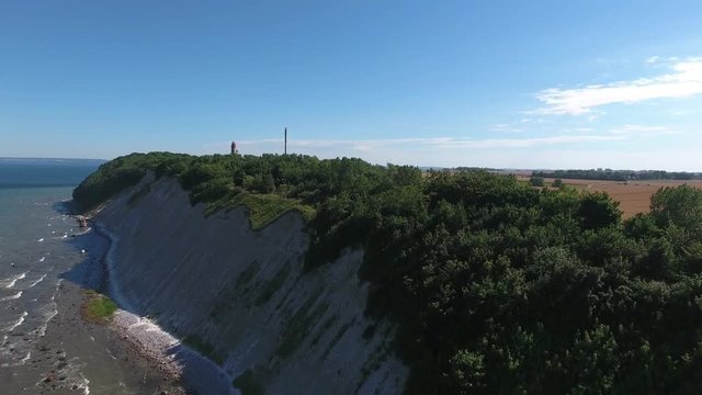 Coastal Landscape at Kap Arkona on Ruegen Island baltic Sea