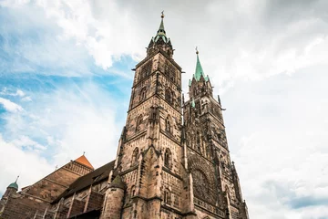Traditionelle Straßenansicht des Nürnberger Stadtbildes, Es ist das zweite © ilolab
