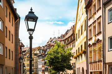 Fototapeta na wymiar Old Town of Nuremberg, Bavaria, GERMANY