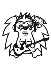 rock n roll hard metal heavy guitar playing electro music band concert electric guitar girl woman female girl sexy dress cute flower hot pretty hedgehog