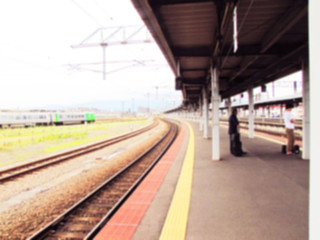 Train station in Japan