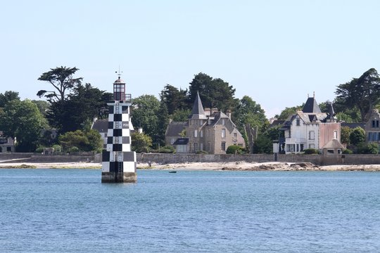 phare de la perdrix &agrave; Loctudy, Bretagne,finist&egrave;re sud