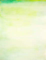 abstract background with soft faded yellow and green watercolor