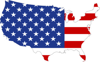 USA map vector