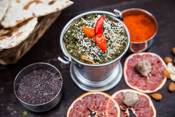 mutton masala with sesam