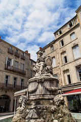 Fototapeta na wymiar Fontaine Chabaneau in Montpellier, France