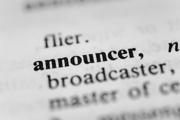 Announcer
