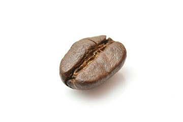Macro bean coffee on the coffee beans background