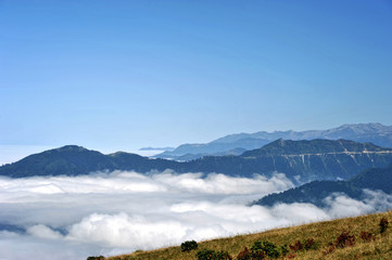 Beautiful green nature and plateau lifestyle