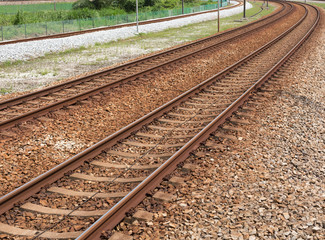 Obraz premium Railroad tracks