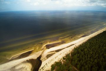 River and sea, Latvia.