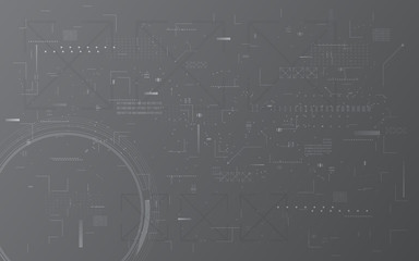 Naklejka premium abstract digital tech communication computer texture pattern montage design concept background