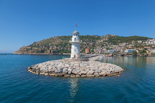 Lighthouse on an islet