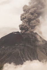 Tungurahua Volcano Spews Smoke And Ash