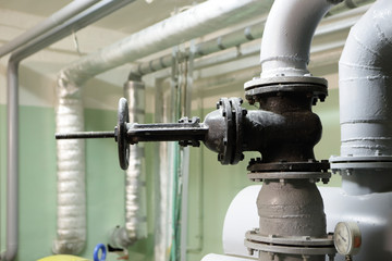 Old pipe on brewery