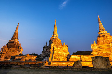Wat Phrasisanpetch in the Ayutthaya Historical Park, Ayutthaya,