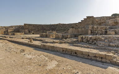 Fototapeta na wymiar Amphitheatre in Paphos, Cyprus