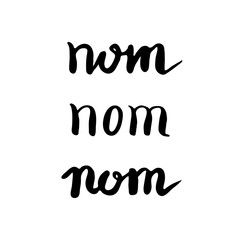 Food typographic quote card