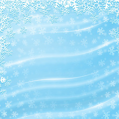 Blue winter background