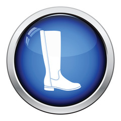 Autumn woman boot icon