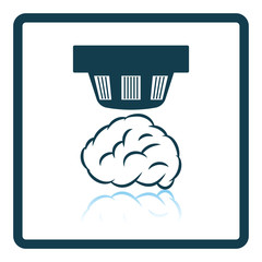Smoke sensor icon