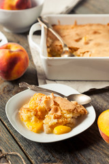 Delicious Homemade Peach Cobbler