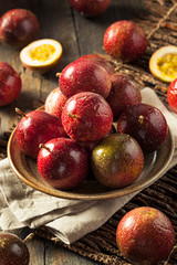 Fresh Raw Organic Passion Fruit