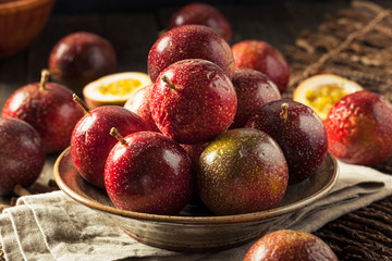 Fresh Raw Organic Passion Fruit