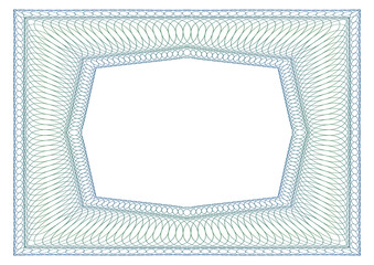 Decorative rectangular frame