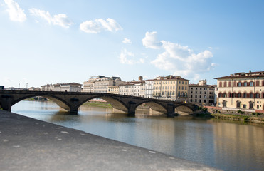 Obraz premium Arno river in Florence (Firenze), Tuscany, Italy