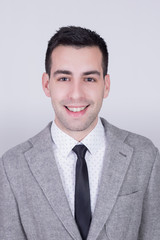 Happy young businessman 