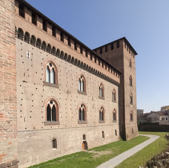 Fototapeta na wymiar Pavia. Visconti Castle.