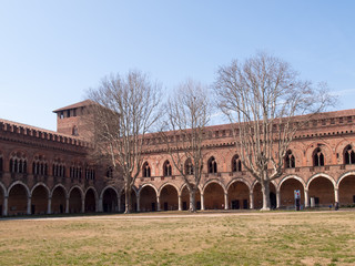 Obraz premium Pavia. Visconti Castle.