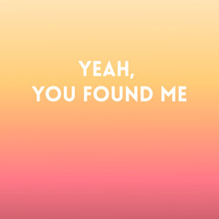 Square blurred background - Abstract wallpaper with quote - The Slow love background set.