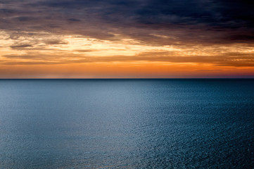 Puesta de sol en Andalucía, España
