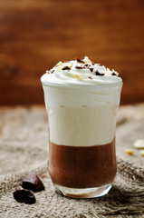 Peanut butter chocolate mousse parfait