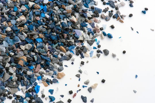 Mahlgut aus Kunststoffabf&auml;llen